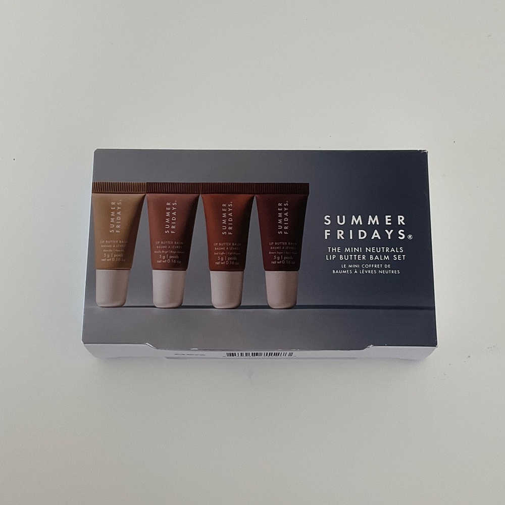 Summer Fridays Mini Lip Butter Balm Set - Beige to Brown Neutrals